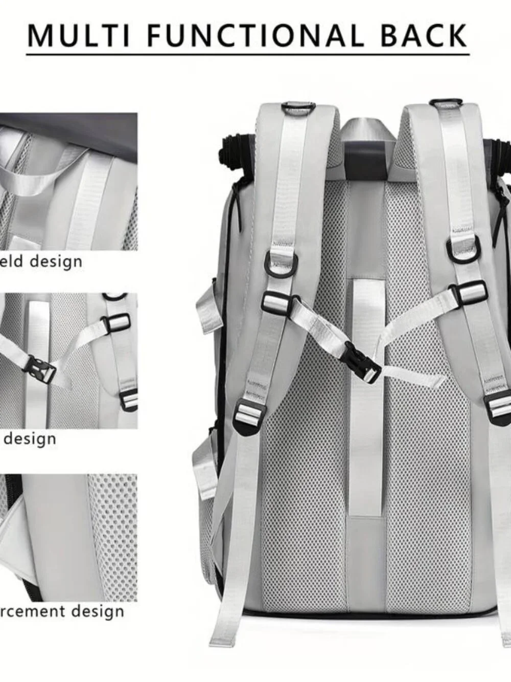 Men's Casual Outdoor Computer Backpack 16 Inch Laptop Daypack